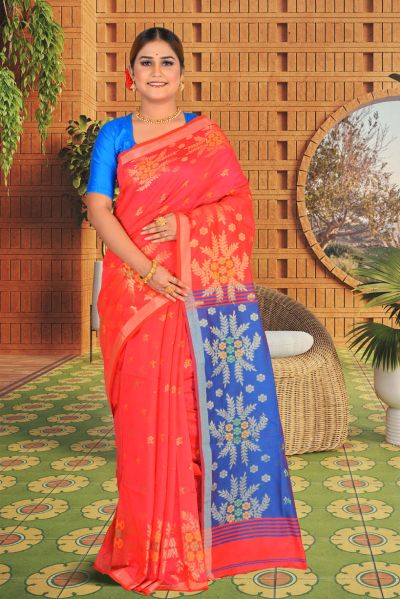 Handloom Cotton Saree (adi85668)