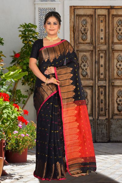 Handloom Cotton Saree (adi85715)