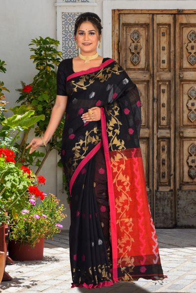 Handloom Cotton Saree (adi85719)