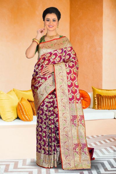 Minakari Benarasi Silk Saree (adi85750)