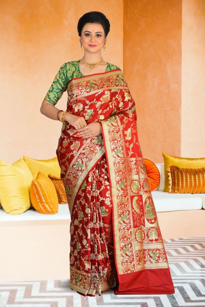 Pure Minakari Benarasi Silk Saree (adi85760)