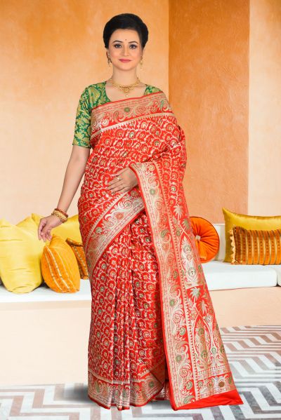 Minakari Benarasi Silk Saree (adi85763)