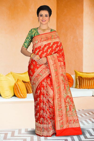 Pure Minakari Benarasi Silk Saree (adi85765)