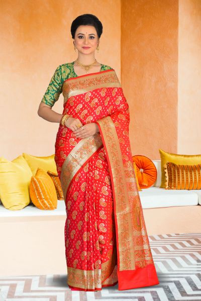 Pure Minakari Benarasi Silk Saree (adi85767)