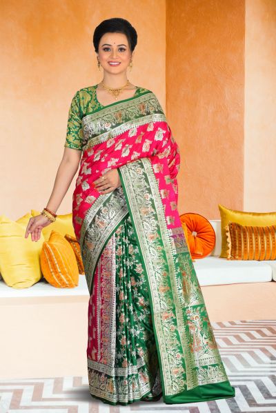 Minakari Benarasi Silk Saree (adi85771)