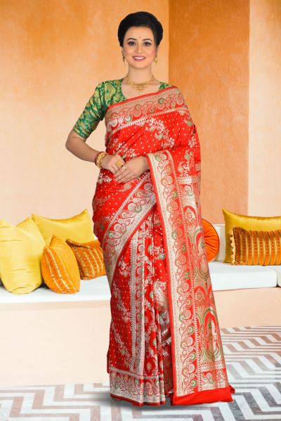 Minakari Benarasi Silk Saree (adi85772)