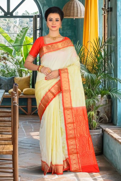 Pure Kanjivaram Silk Saree (adi85782)