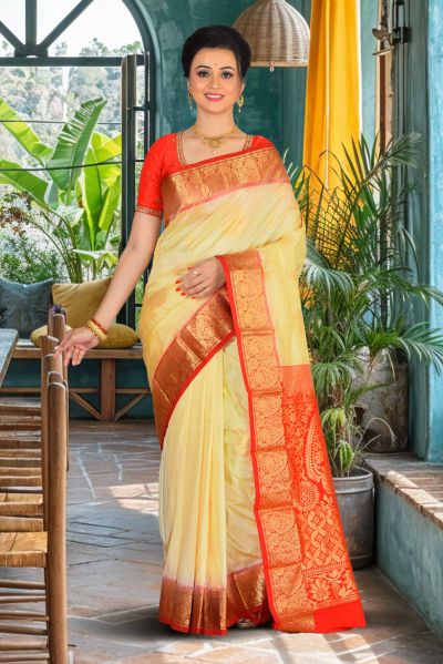 Pure Kanjivaram Silk Saree (adi85783)