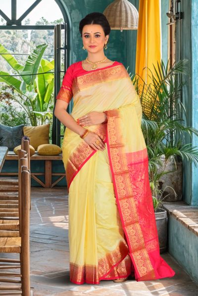 Pure Kanjivaram Silk Saree (adi85803)