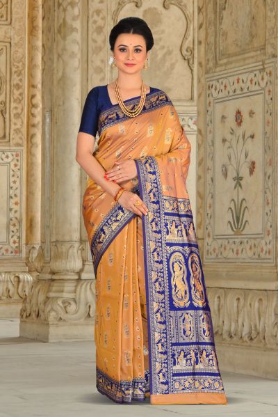 Semi Swarnachari Silk Saree (adi85862)