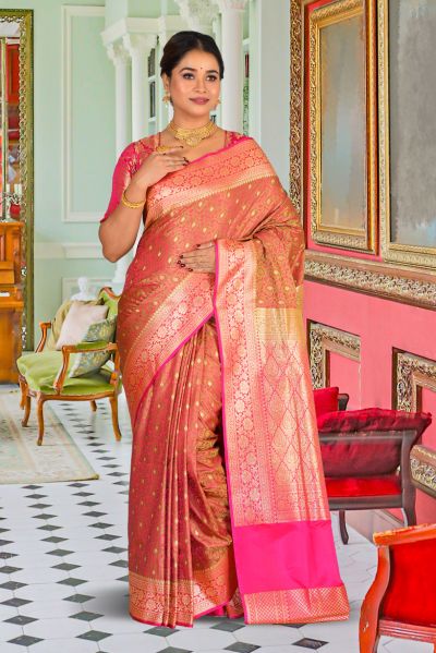 Pashmina Benarasi Silk Saree (adi85917)