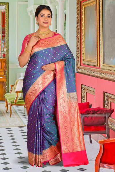 Pashmina Benarasi Silk Saree (adi85920)