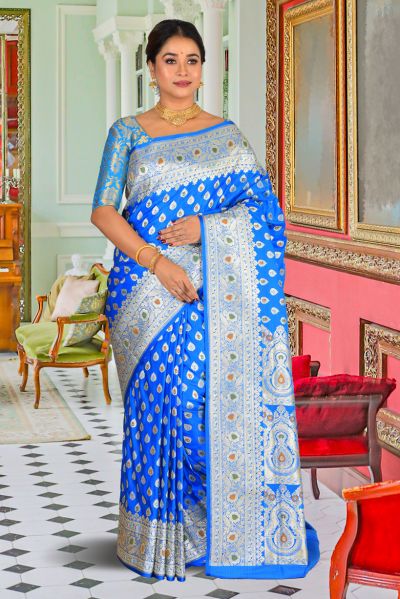 Minakari Benarasi Silk Saree (adi85922)