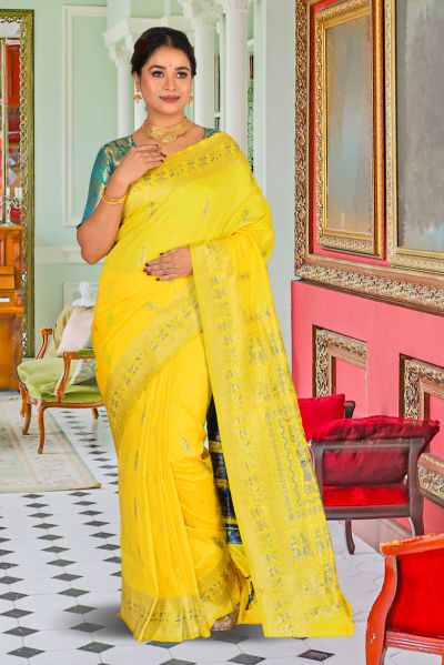 Semi Swarnachari Silk Saree (adi85926)