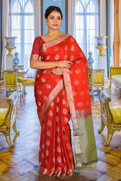 Maheshwari Silk Saree (adi85930)