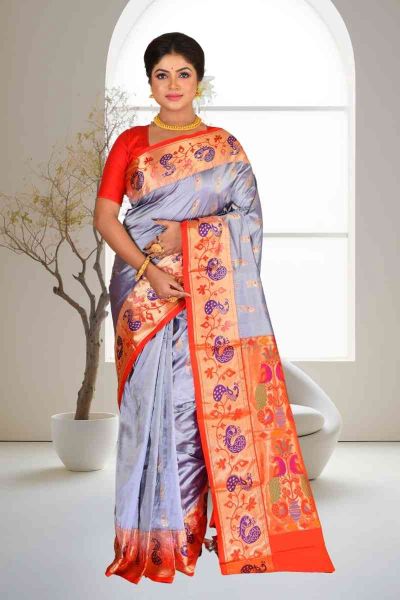 Pure Paithani Silk Saree (adi85973)