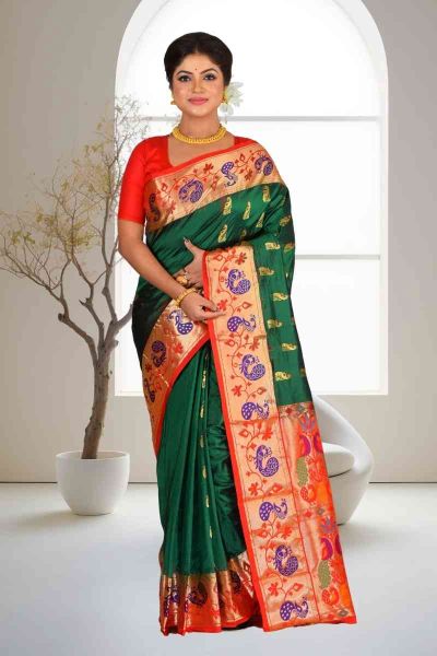 Pure Paithani Silk Saree (adi85978)