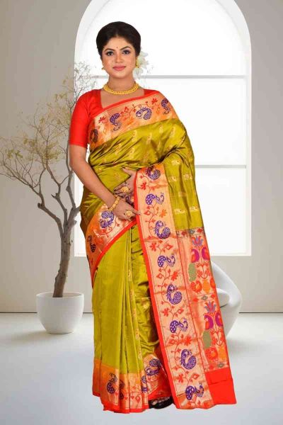 Pure Paithani Silk Saree (adi85991)