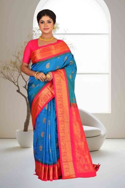 Gadwal Silk Saree (adi86005)