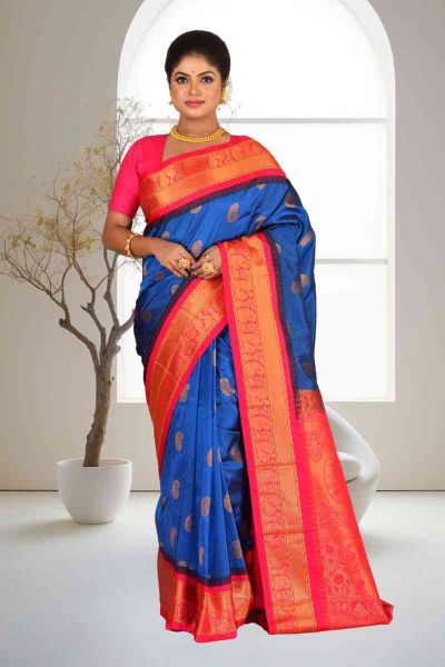 Gadwal Silk Saree (adi86009)