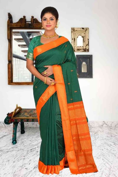 Gadwal Cotton Saree (adi86048)