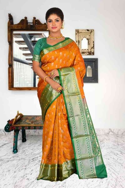 Semi Kanjivaram Silk Saree (adi86057)