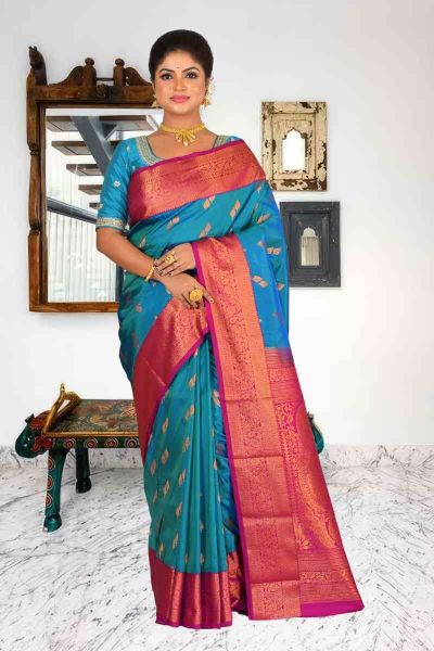 Gadwal Silk Saree (adi86061)