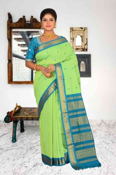 Gadwal Cotton Saree (adi86063)