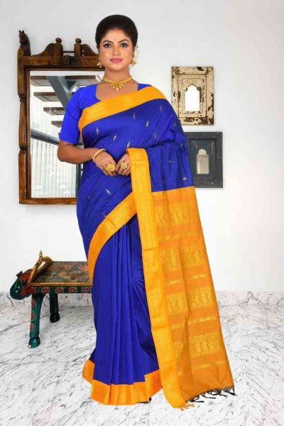 Gadwal Cotton Saree (adi86070)