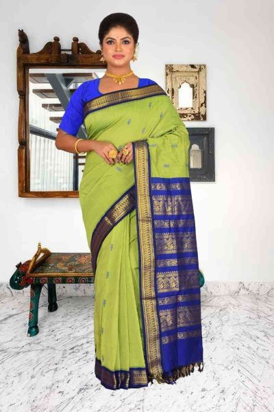 Gadwal Cotton Saree (adi86072)