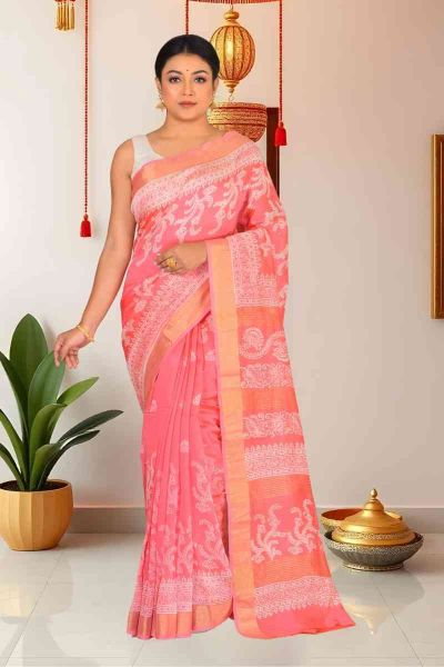 Cotton Chanderi Saree (adi86101)