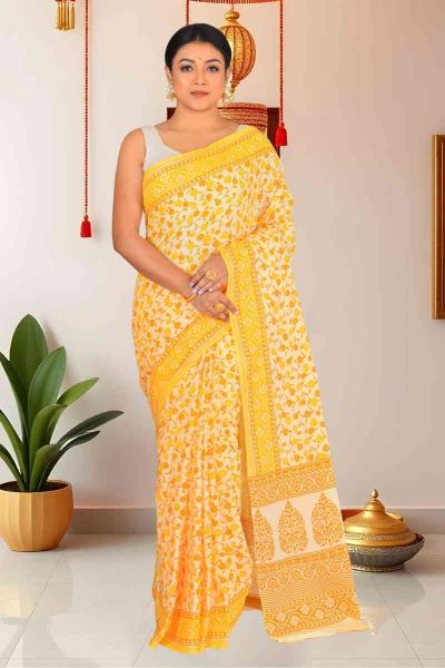 Malmal Cotton Saree (adi86114)