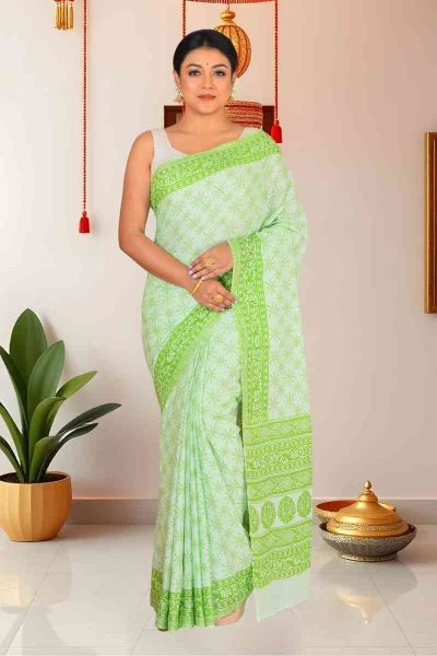 Malmal Cotton Saree (adi86123)