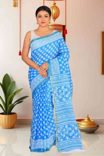 Malmal Cotton Saree (adi86131)