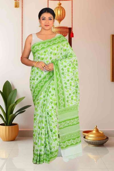 Malmal Cotton Saree (adi86133)