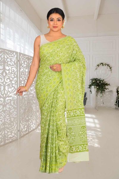 Malmal Cotton Saree (adi86136)