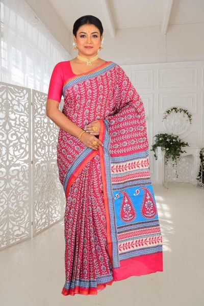 Malmal Cotton Saree (adi86142)