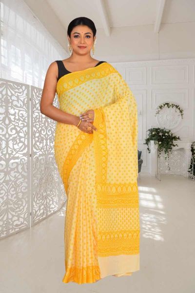 Malmal Cotton Saree (adi86153)