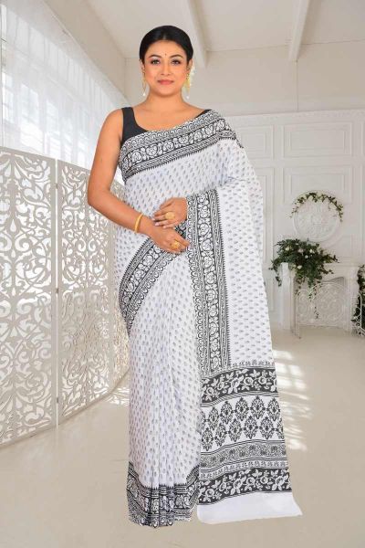 Malmal Cotton Saree (adi86157)