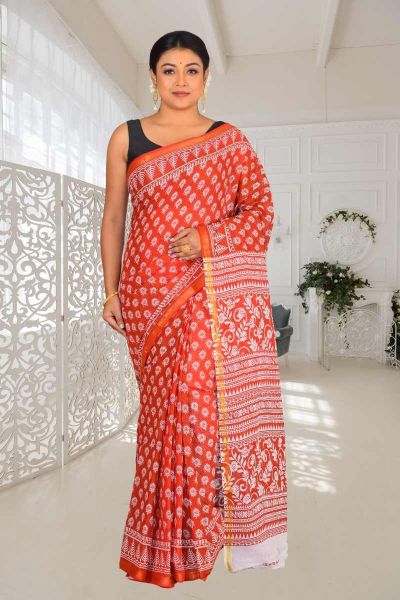 Malmal Cotton Saree (adi86160)