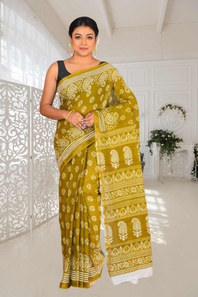 Malmal Cotton Saree (adi86168)