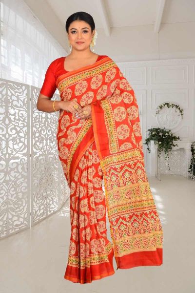 Malmal Cotton Saree (adi86184)