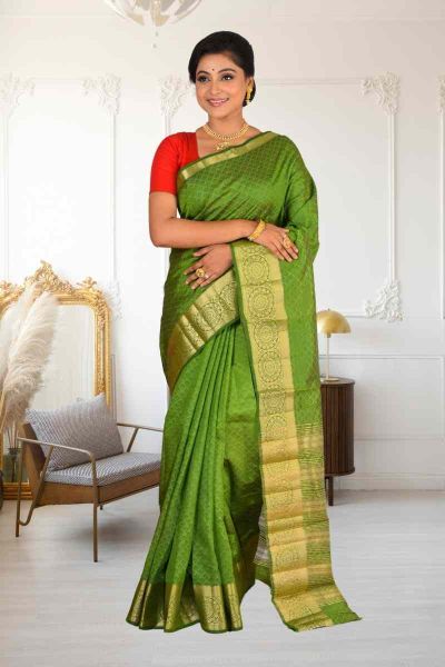 Fancy Silk Saree (adi86201)