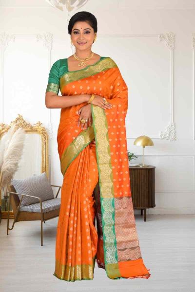 Maheshwari Silk Saree (adi86221)