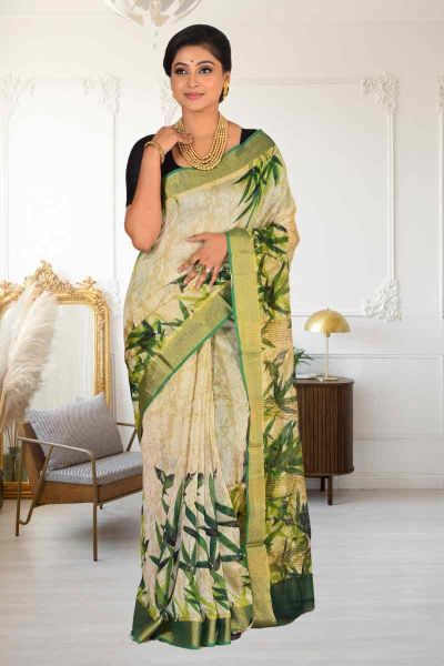 Cotton Chanderi Saree (adi86233)