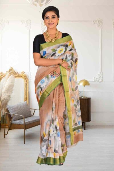 Cotton Chanderi Saree (adi86236)