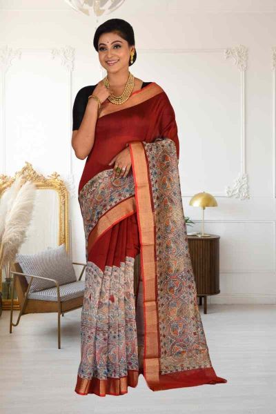 Cotton Chanderi Saree (adi86241)