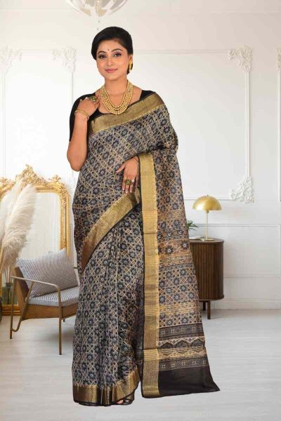 Cotton Chanderi Saree (adi86247)