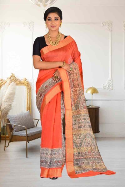 Cotton Chanderi Saree (adi86248)