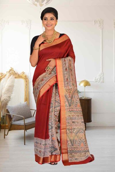 Cotton Chanderi Saree (adi86249)